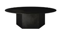 Billede af GUBI Epic Coffee Table Ø: 110 cm - Midnight Black Steel