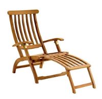 Billede af Kircodan Max Dækstol inkl. Fodskammel L: 165 cm - Teak