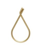 Billede af Moebe Key Ring 5x3,8 cm - Brass 