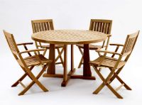 Billede af Kircodan Caprino Klapstol Uden Armlæn SH: 44 cm - Teak