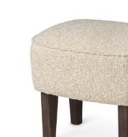 Billede af Audo Copenhagen Ingeborg Signatur Fodskammel H: 38 cm - Sacho Zero Boucle 001/Røget Eg