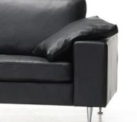 Billede af Mogens Hansen Pyntepude til MH 221 Sofa 55x55 cm - Premium Læder / Sort