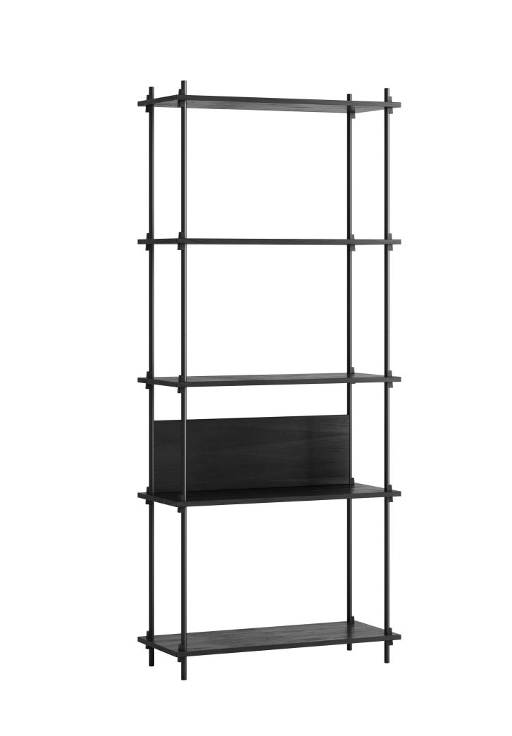 Billede af Moebe Shelving System 200x85 cm - Black  