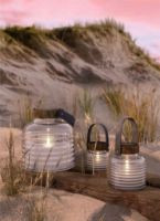 Billede af Sirius Aston Solar Krukke Lanterne H: 20 cm - Sort/Brun 