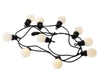 Billede af Sirius Lucas Start Sæt Lyskæde 10 LED Pærer - Mat/Sort 