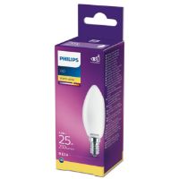 Billede af PHILIPS Kerte & Luster E14 LED Pære 2,2W (25W) - Varm Hvid