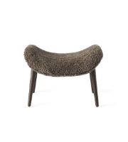 Billede af Vipp 467 Lodge Footstool H: 43,5 cm - Dark Oak Curly/Sahara