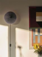 Billede af HAY Matin Wall Lamp 380 30x25 cm - White / Brass 