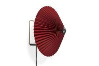 Billede af HAY Matin Wall Lamp 380 38x25 cm - Oxide Red / Brass