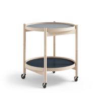 Billede af Brdr. Krüger Bølling Bakkebord m. 2 bakker Ø: 50 cm - Ubehandlet Bøg/Water 