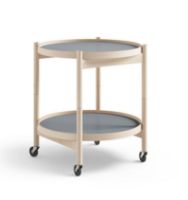 Billede af Brdr. Krüger Bølling Bakkebord m. 2 bakker Ø: 50 cm - Ubehandlet Bøg/Water 