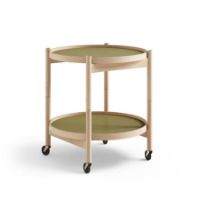 Billede af Brdr. Krüger Bølling Bakkebord m. 2 bakker Ø: 50 cm - Olieret Bøg/Grøn og Mørkegrøn