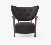 Billede af &Tradition Wulff ATD2 Lounge Chair SH: 41 cm - Oiled Walnut / Hallingdal 376