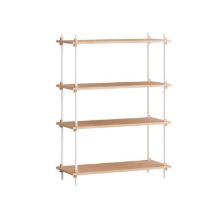 Billede af Moebe Shelving System Medium 115x85 cm - Oak/White