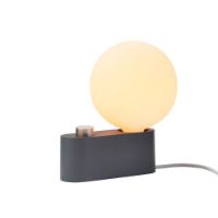 Billede af Tala Alumina Table/Wall Lamp with Sphere IV Bulb EU H: 24 cm - Charcoal Black   OUTLET