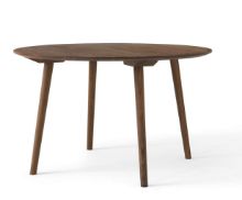Billede af &Tradition SK4 In Between Dining Table Ø: 120 cm - Oiled Walnut