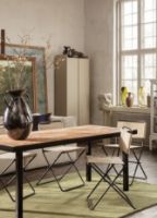 Billede af Ferm Living Desert Dining Chair 46x79 cm - Black/Sand OUTLET