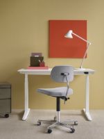 Billede af Montana Kevi 2534U Fuldpolstret Kontorstol SH: 40-53  cm - Re-wool 108/Blankpoleret Stel