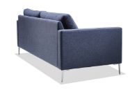 Billede af Søren Lund SL 429 2,5 Pers. Sofa L: 214 cm - Main Line Flax Blå/IG 15 Mat Aluminium