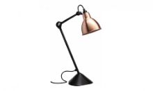 Billede af DCW Editions Lampe Gras N205 Bordlampe Rund H: 59cm - Sort/Kobber