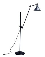 Billede af DCW Editions Lampe Gras N215 Gulvlampe Konisk H: 135cm - Sort/Blå