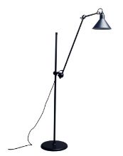 Billede af DCW Editions Lampe Gras N215 Gulvlampe Konisk H: 135cm - Sort/Blå