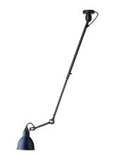 Billede af DCW Editions Lampe Gras N302 Pendel Rund H: 92cm - Sort/Blå