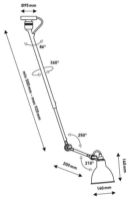 Billede af DCW Editions Lampe Gras N302 Pendel Rund H: 92cm - Sort/Gul