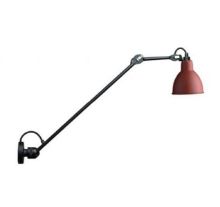 Billede af DCW Editions Lampe Gras N304L40 Væglampe Rund H: 40cm - Sort/Rød