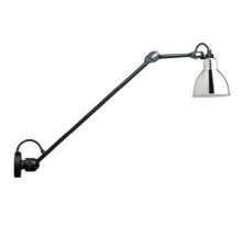 Billede af DCW Editions Lampe Gras N304L40 Væglampe Rund H: 40cm - Sort/Krom