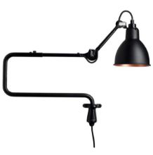 Billede af DCW Editions Lampe Gras N303 Væglampe Rund L: 92cm - Sort/Sort/Kobber
