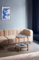 Billede af Brdr. Krüger Bølling Bakkebord m. 2 bakker Ø: 60 cm - Røget Eg Olieret/Water 