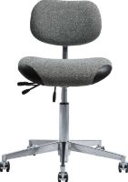 Billede af Vermund VL67 Kontorstol  - Sort / Hvid