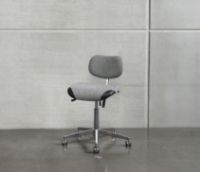 Billede af Vermund VL67 Kontorstol  - Sort / Hvid