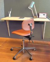 Billede af Vermund VL67 Kontorstol  - Krom/Ultra Læder Brandy 