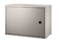 Billede af String Furniture Cabinet W. Swing Door 58x42 cm - Beige