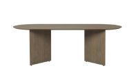 Billede af Ferm Living Mingle Table Top Oval B: 220 cm - Dark Stained Oak