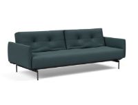 Billede af Innovation Living Black Label ILB 201 Sovesofa m. Armlæn L: 226 cm - Mahoga Dark Blue/Sort