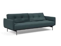 Billede af Innovation Living Black Label ILB 201 Sovesofa m. Armlæn L: 226 cm - Mahoga Dark Blue/Sort