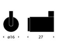 Billede af FROST NOVA2 Krog 6 Sæt m. 2 stk Ø: 1,6cm - Børstet
