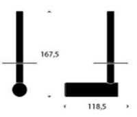Billede af FROST NOVA2 Toiletrulleholder 2 H: 16,75cm - Børstet