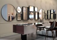 Billede af FROST UNU Spejl 4131 Ø: 100 cm - Sort