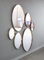 Billede af FROST UNU Spejl 4131 Ø: 100 cm - Guld