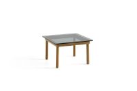 Billede af HAY Kofi Table 60x60 cm - Solid Oak / Grey Tinted Glass