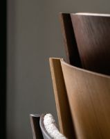 Billede af Audo Copenhagen Ready Dining Chair Seat Upholstered SH: 48 cm - Natural Oak/Hallingdal 200