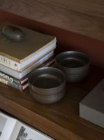 Billede af Audo Copenhagen Zet Storage System H: 70 cm - Black/Dark Stained Oak 