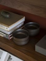 Billede af Audo Copenhagen Zet Storage System H: 70 cm - Ivory/Dark Stained Oak 