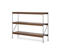 Billede af Audo Copenhagen Zet Storage System H: 114 cm - Black/Dark Stained Oak  