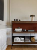 Billede af Audo Copenhagen Zet Storage System H: 114 cm - Black/Dark Stained Oak  