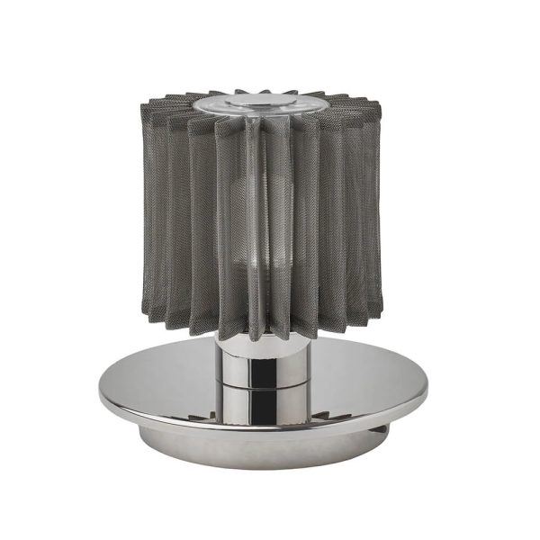 Billede af DCW Editions Mantis In The Sun 130 Bordlampe LED Ø: 13 cm - Sølv/Sølv